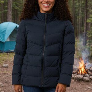 32 Degrees Heat Women's Winter Tech Jacket Blue Size L